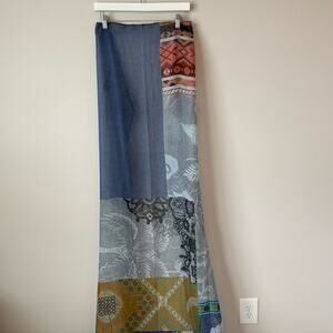 NWT Desigual | Patchwork Lightweight Scarf